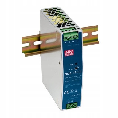 Napájací zdroj na lištu NDR-480-48 DIN 480W 48V 10A