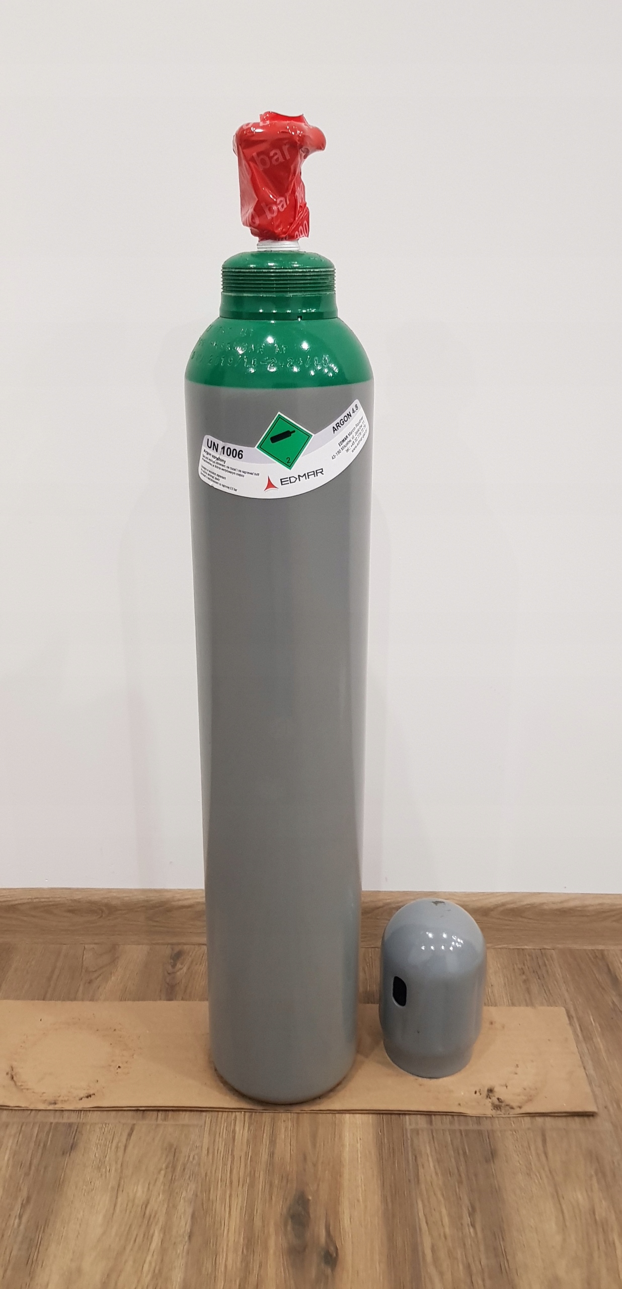 NOVÝ FULL ARGON 8L 200bar mix CO2 valec ľahký