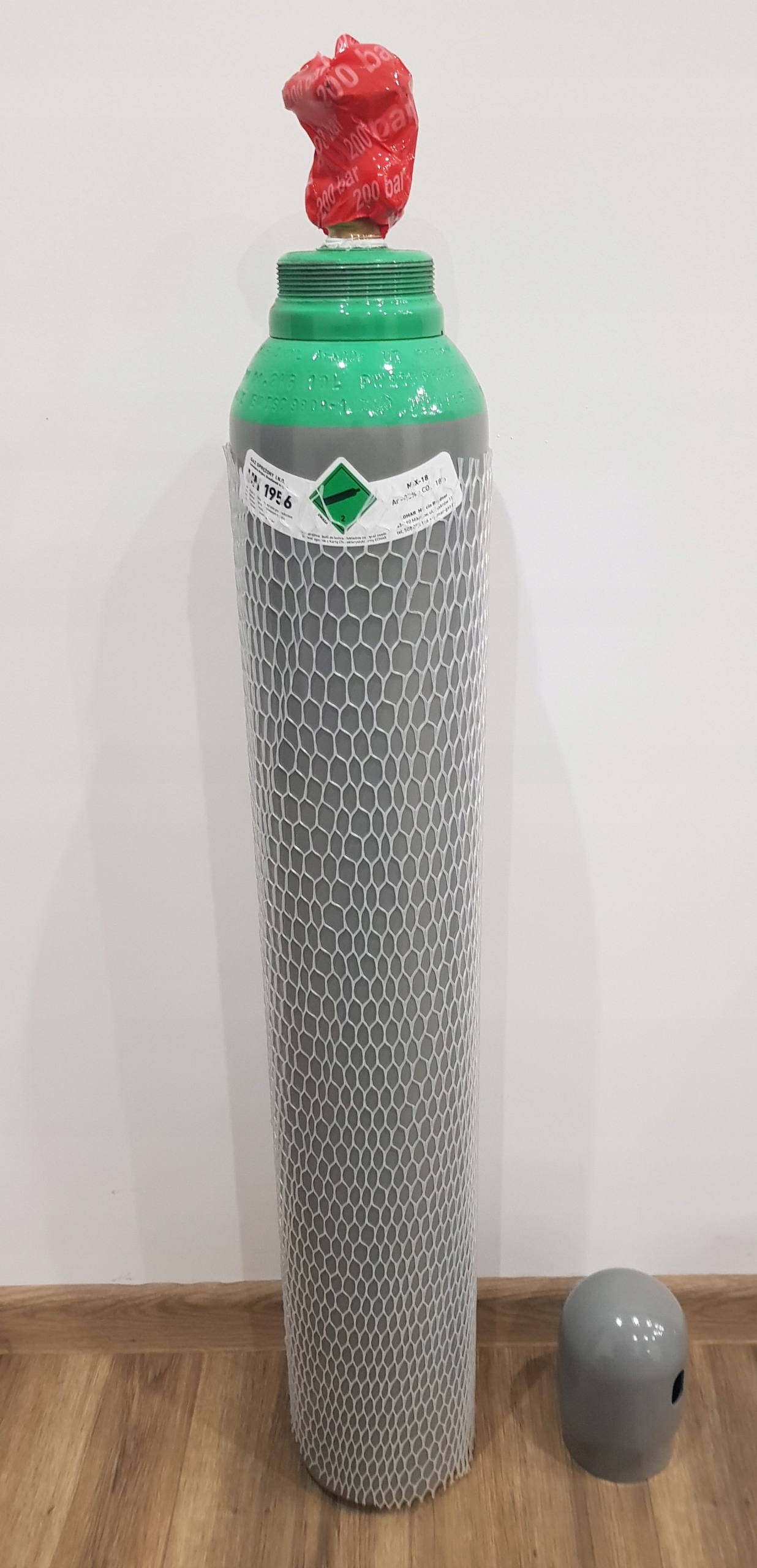 NOVINKA FULL ARGON + CO2 fľaša 10L 200bar mix svetla