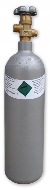 NOVÝ PRÁZDNY VÁLEC CO2 2L 1,5 KG AQUARIUM