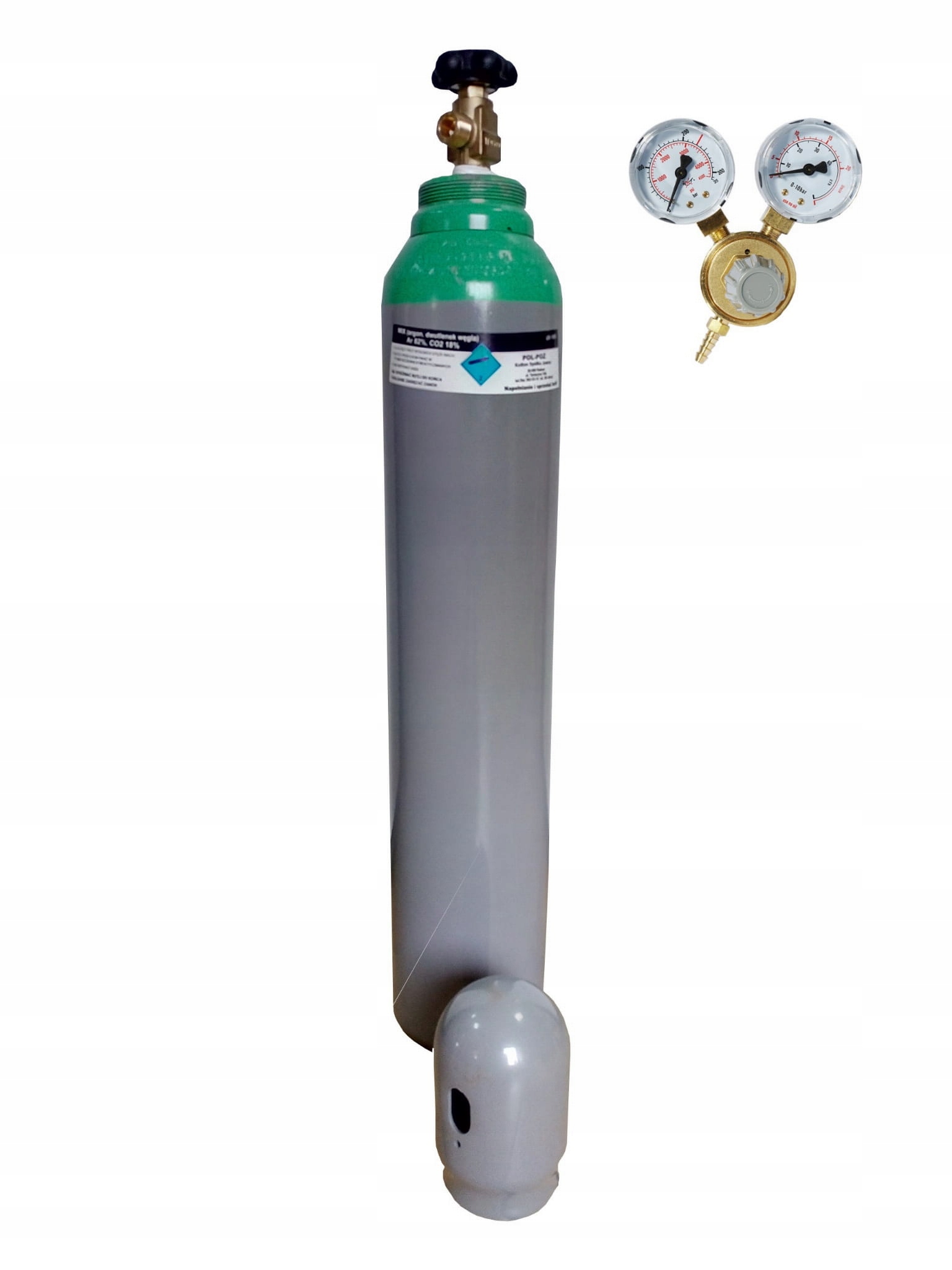 NOVÝ valec ARGON FULL 8L 200bar + reduktor FVVAT