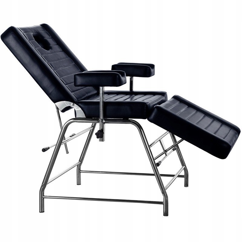 MODERN TATTOO CHAIR PRO INK 602 ČIERNY Lacno