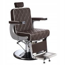 MODERNÉ Lacné! Holičská stolička LUMBER BH-31825 B
