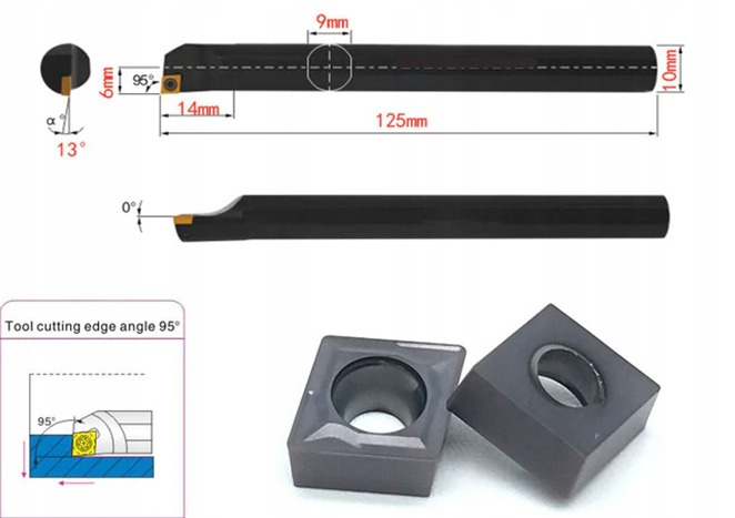 ZATVÁRACÍ SKRUTKOVACÍ NOŽ S10K-SCLCR06 vyvrtávacia tyč 10 mm