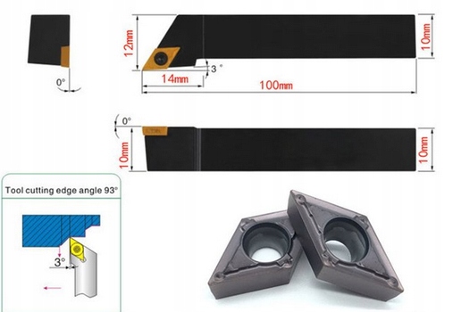 SOUSTRUHOVÝ Nôž SDJCR1010H07 10mm DCMT070204