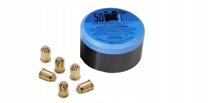 Kazety 9x17mm (50 ks) modré