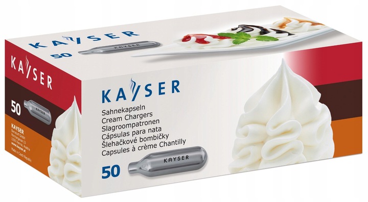 Krémové sifónové kartuše N2O cracker 1x