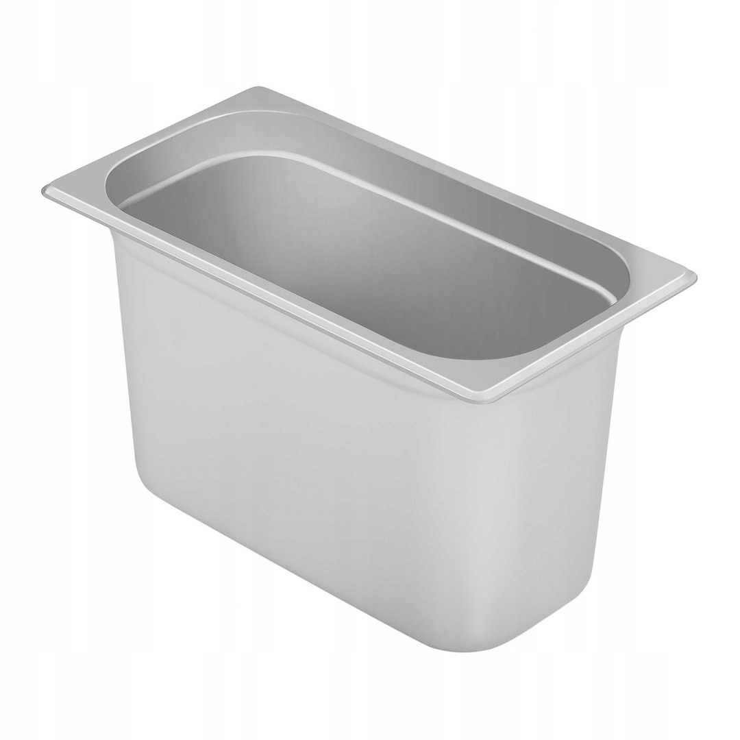 Oceľová gastronomická miska GN1 / 3 hĺbka 200 mm