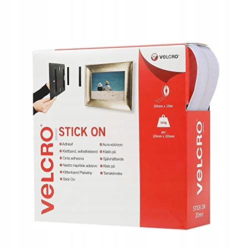 Lepiace držiaky na suchý zips 20mm x 10m VELCRO