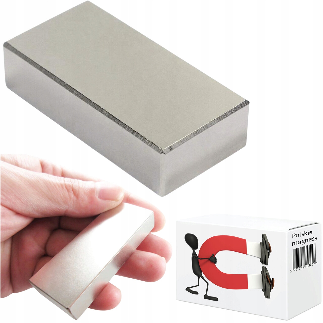 SILNÝ TANIER NEODYMOVÝ MAGNET 40x15x10