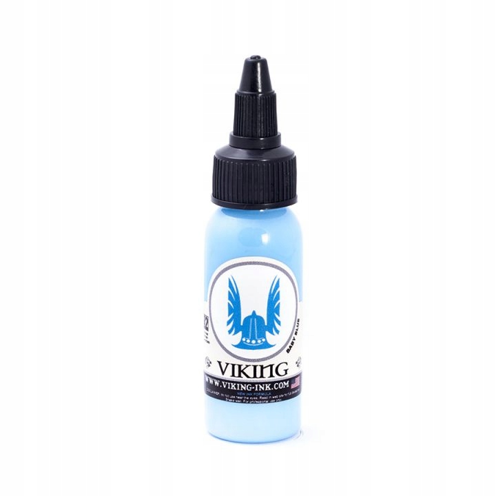 Modrý atrament na tetovanie VIKING - BABY BLUE 15ML