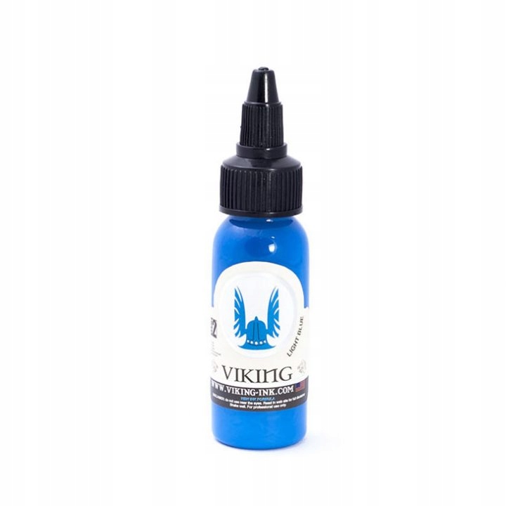 Modrý atrament na tetovanie VIKING - SVETLOMODRÝ 15ML