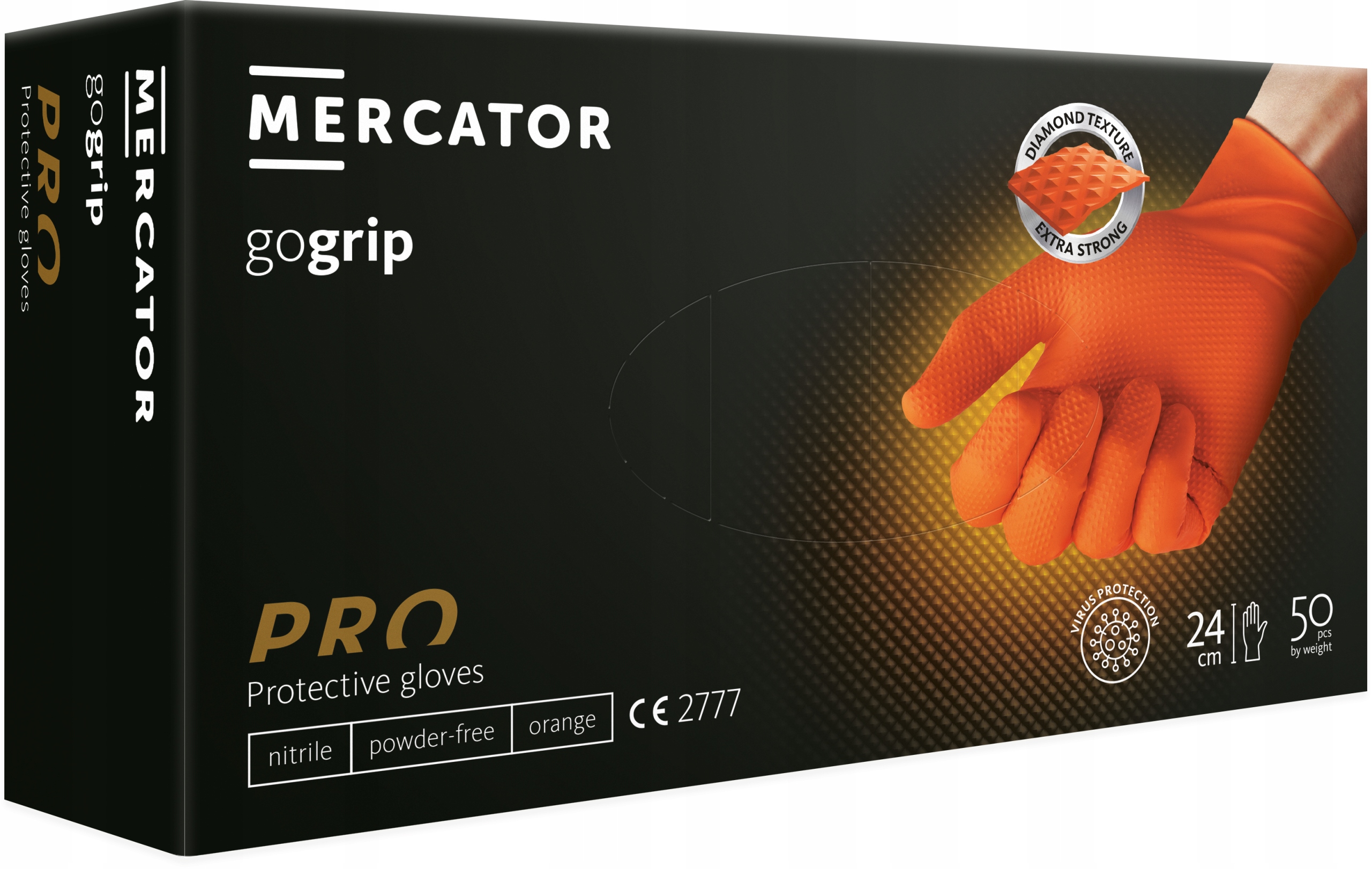 Mercator Medical Gogrip rukavice veľkosť 9 - L 25 párov