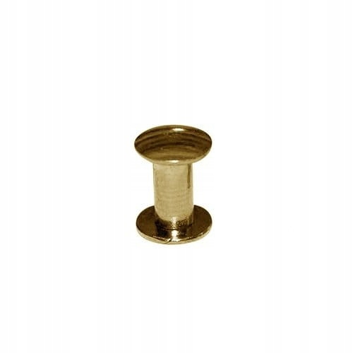 Skrútené nity Bolt 10mm zlaté 100ks.