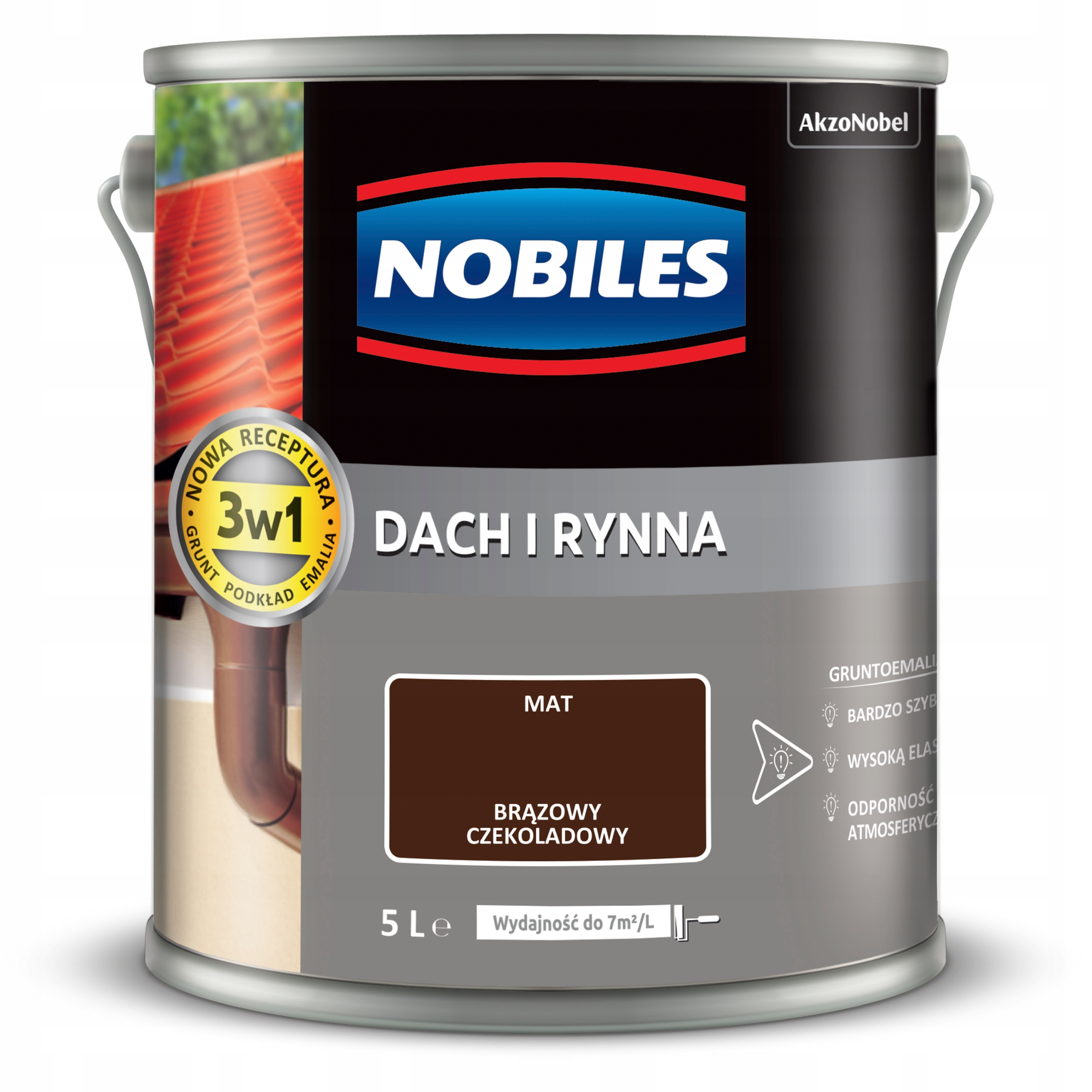 Nobiles hnedá čokoládová farba 5 l