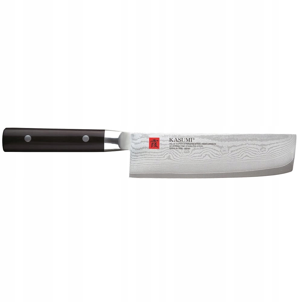 Nôž nakiri, dĺžka 17 cm, KASUMI, damašková oceľ