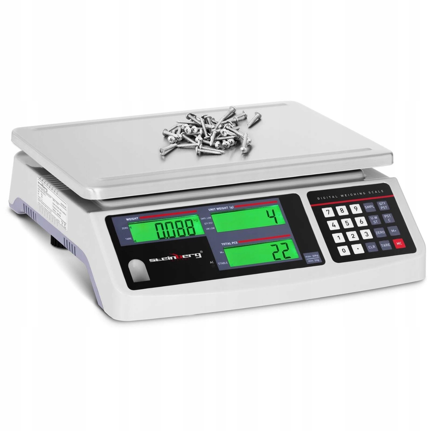 Steinberg Shop Scale 30 kg x 1 g