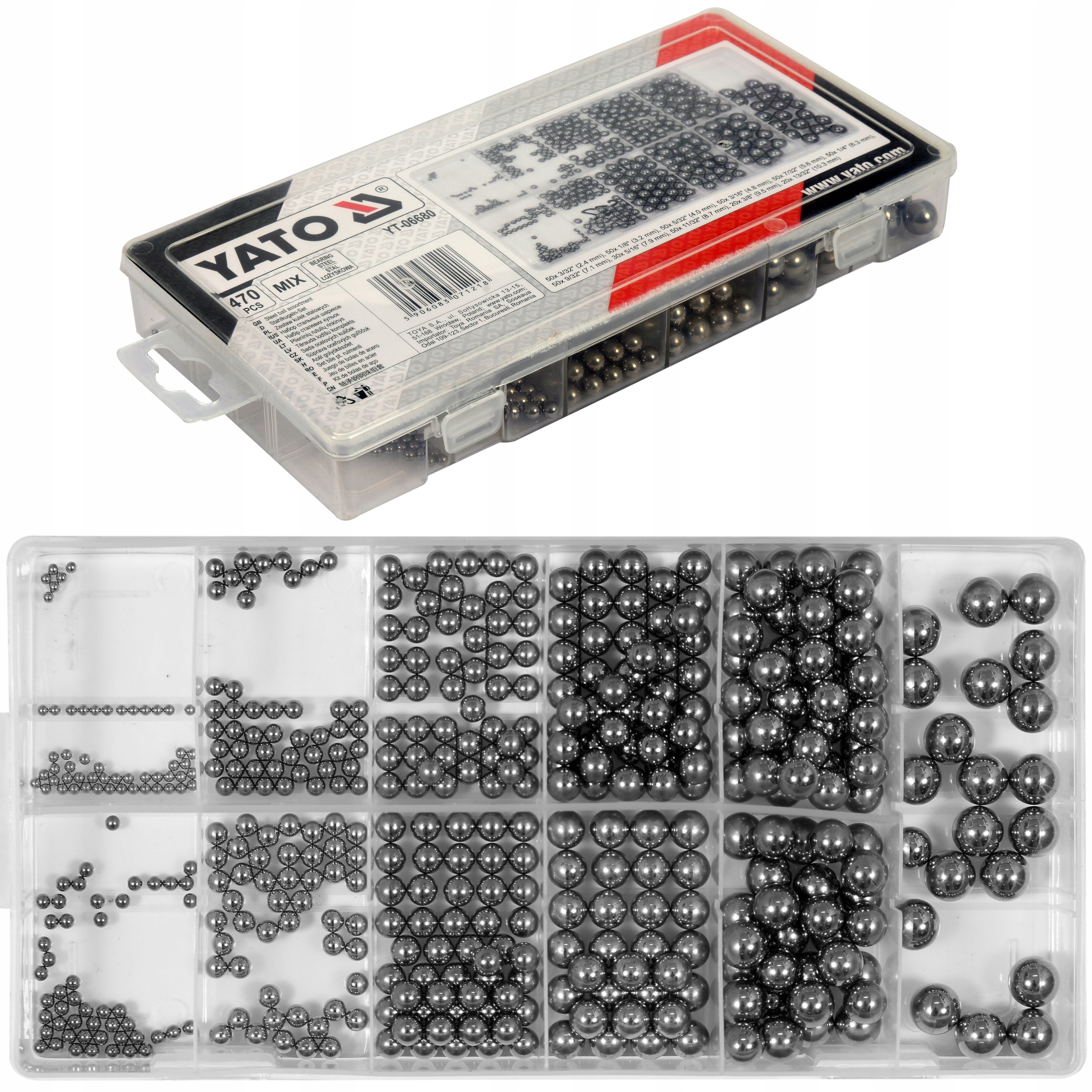 Yato YT-06680 guľkové ložisko s hlbokou drážkou 0 x 10,3 mm
