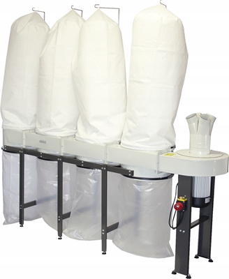 CHIP EXTRACTOR 4 TAŠKY SILNÉ 5,6kW