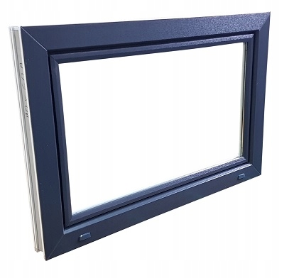 Ekonomické okno 900X600 Antracit Mega