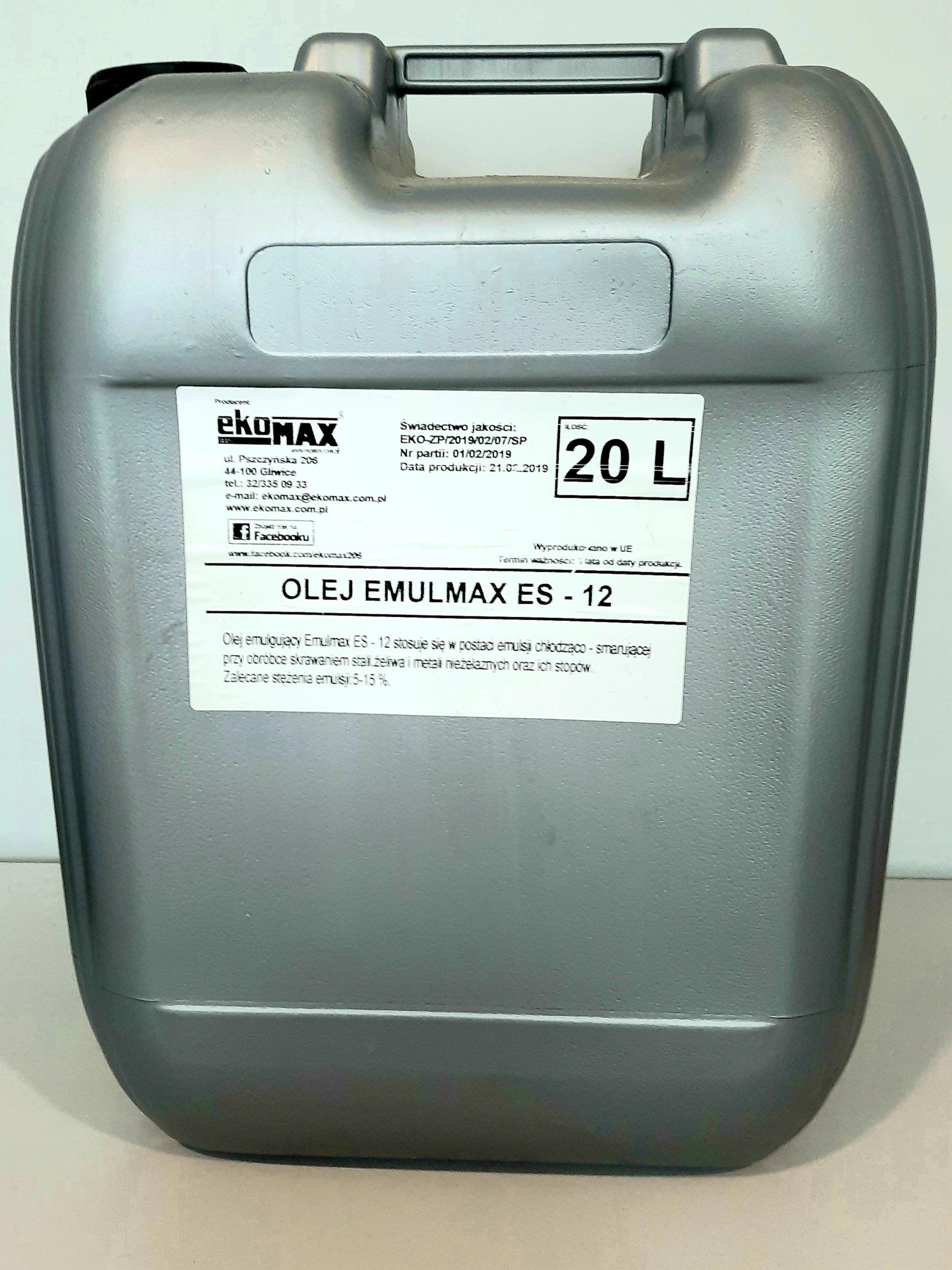 OLEJOVÝ EMULGOLOVÝ CHLADIČ ES-12 5L