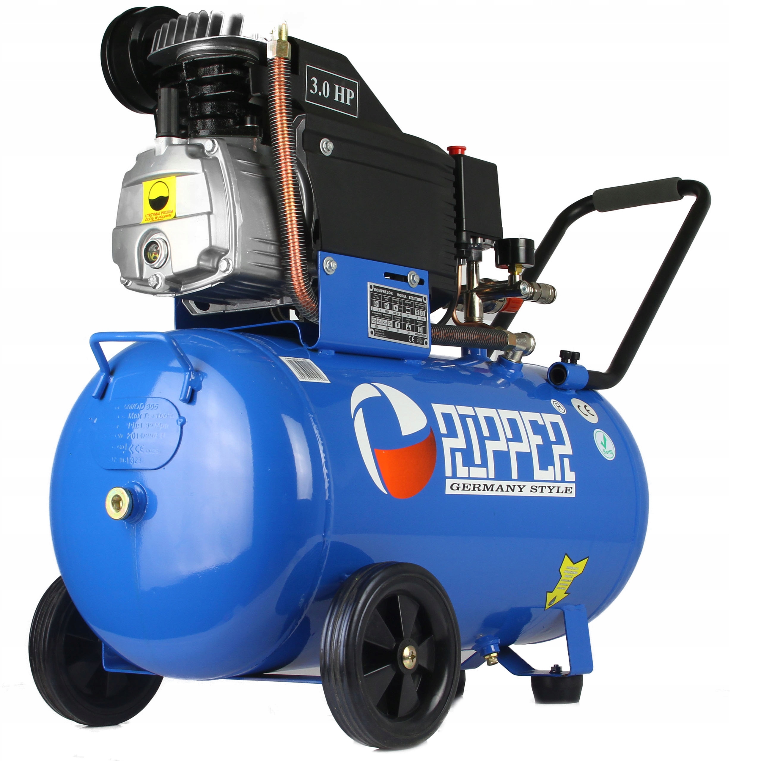KOMPRESOR RIPPER KOMPRESOR 50L 2,2KW 3HP + OLEJ