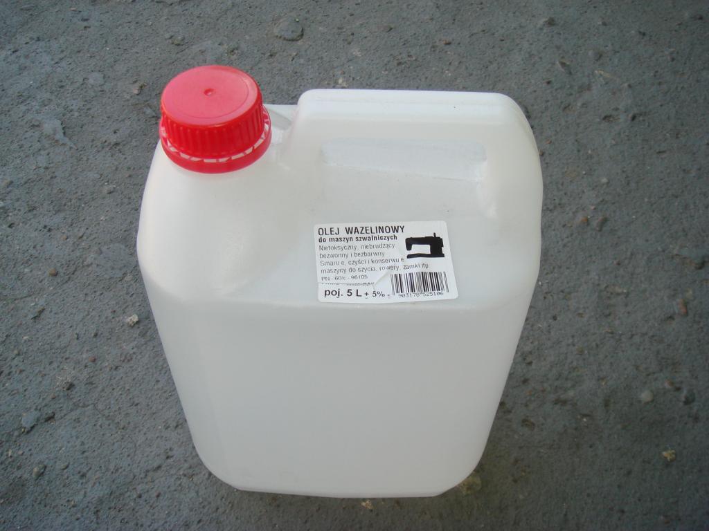 Vazelínový olej na šijacie stroje 5 L 5 000 ml
