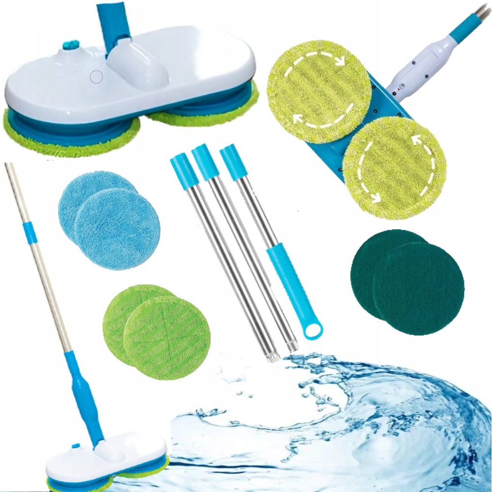 Odstreďovací mop Verk Group Elektrický rotačný mop, kefa 15,5 cm