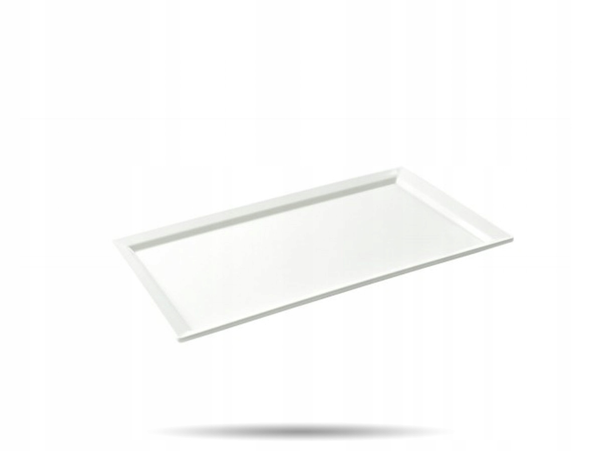 Melamínový tanier Szron GN 1 1 biely 53x32,5 cm