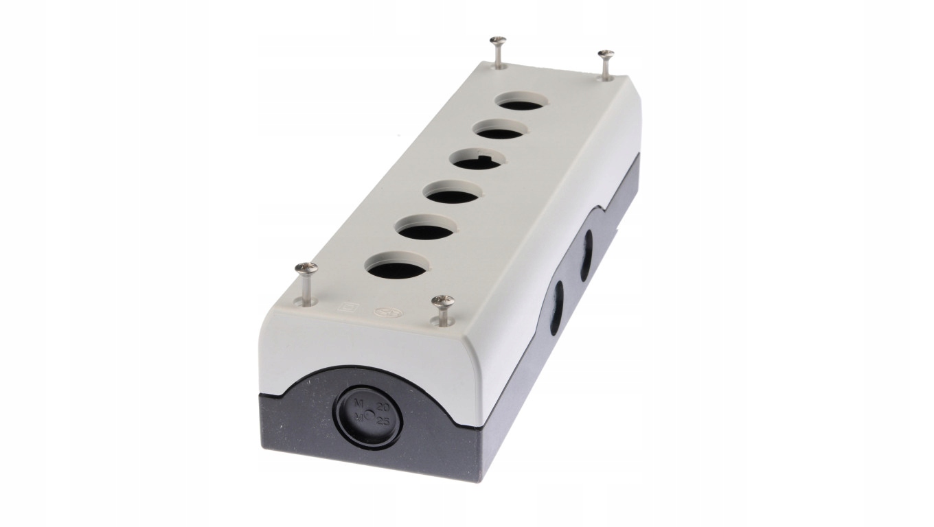 Kryt kazety 6-dierový 22mm sivý IP67 M22-I6 2