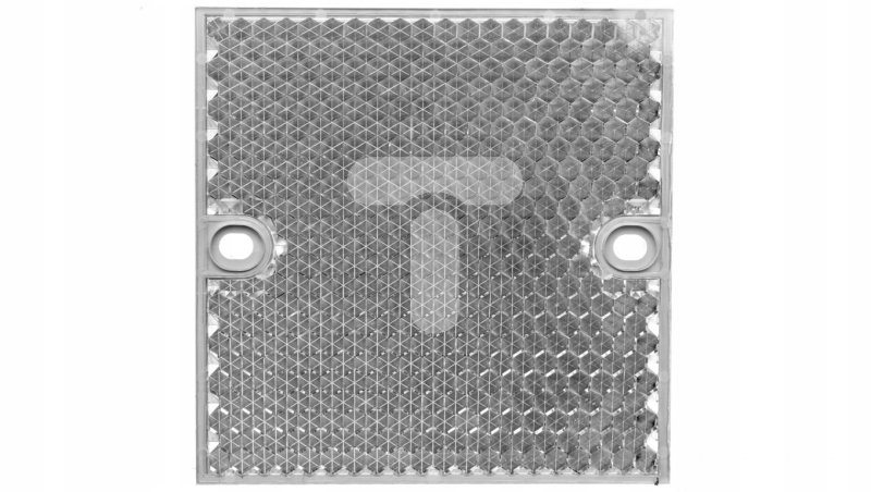 Štvorcový reflektor 80x80mm PMMA / ABS PL80A 100386