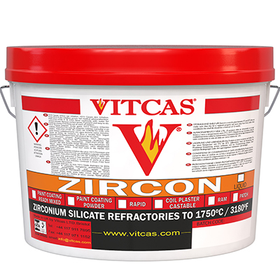 Zirkón VITCAS 1700 ° C žiaruvzdorný zirkónový povlak