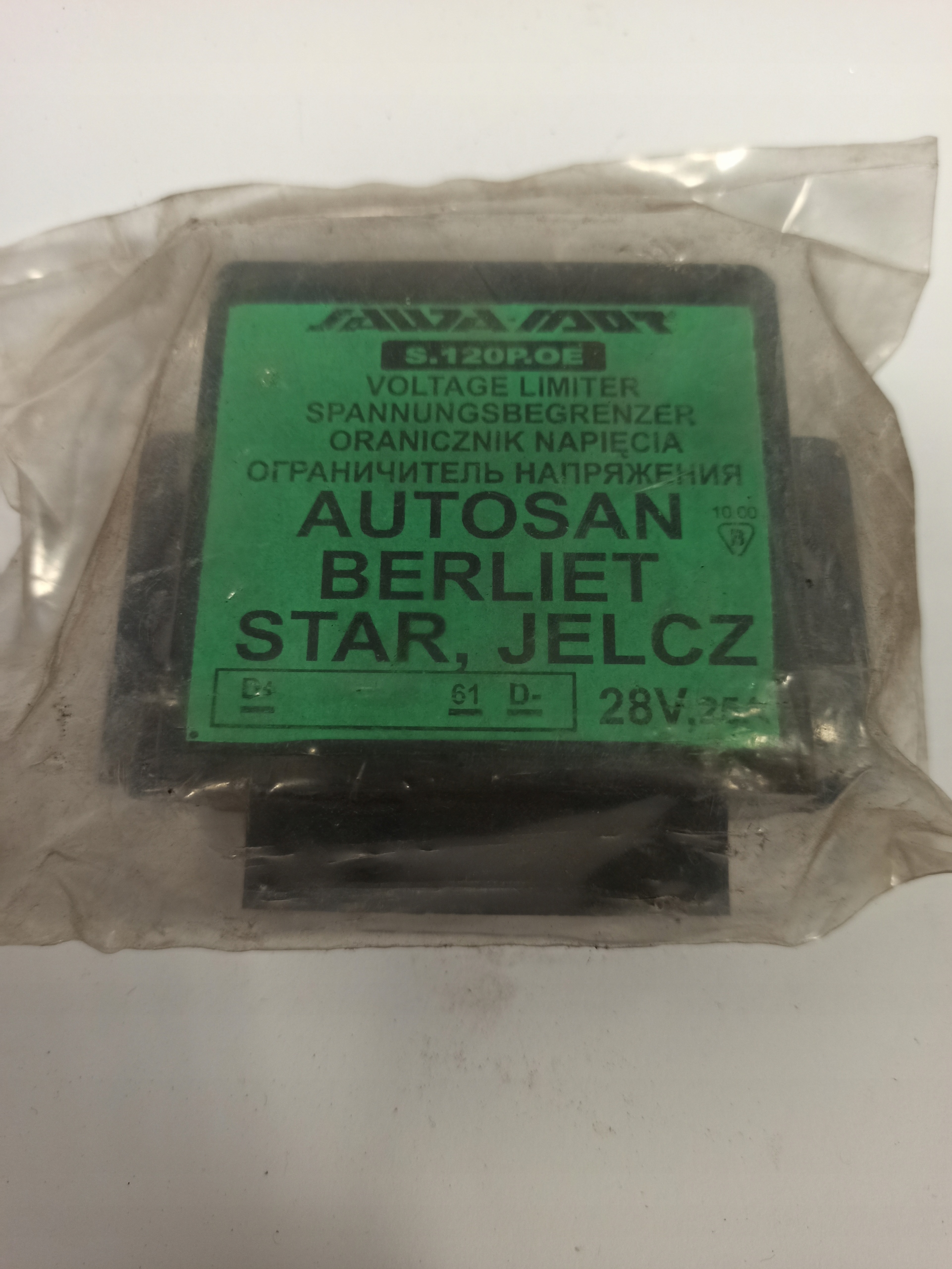 AUTOSAN, BERLIET, obmedzovač napätia 28 V # 1