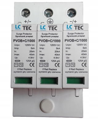 Zvodič prepätia DC B + C 3P 1000V PV