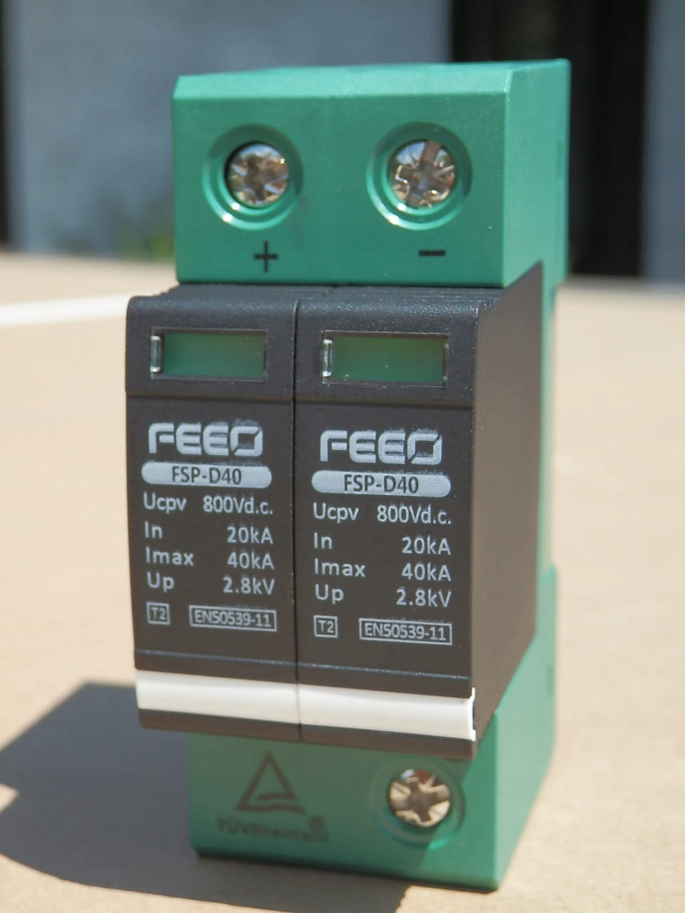 Zvodič prepätia FEEO 800VDC 2P T2