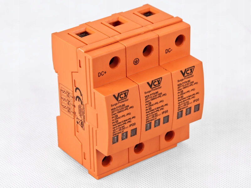 Zvodič prepätia 3P 1000V DC, trieda B + C PV VCX