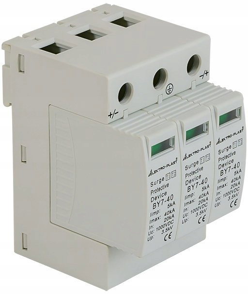 Zvodič prepätia PV 3P (T1 + T2 DC) BY7-40 1000V