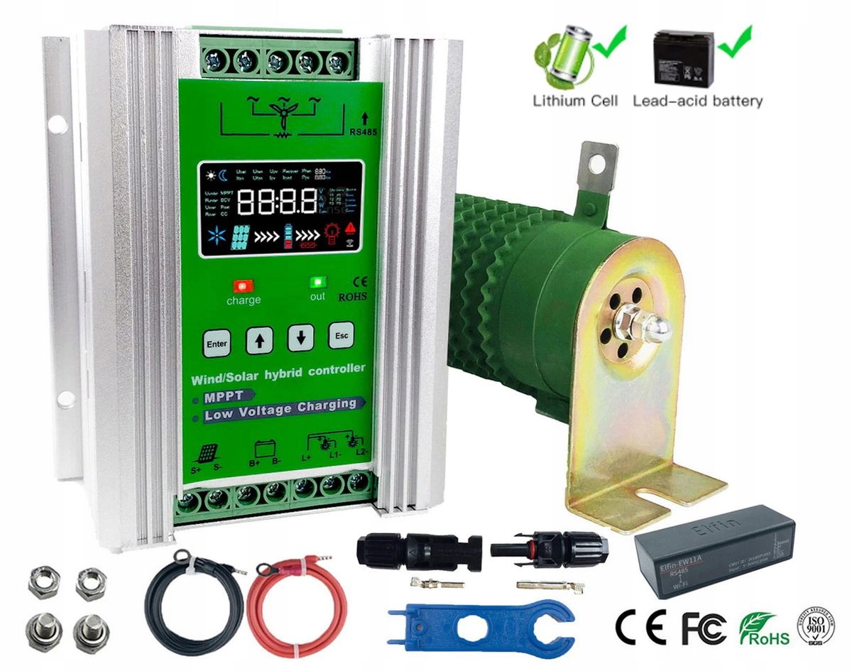 Ovládač 3000W vietor 2000W solárny 1500W 12V-48V
