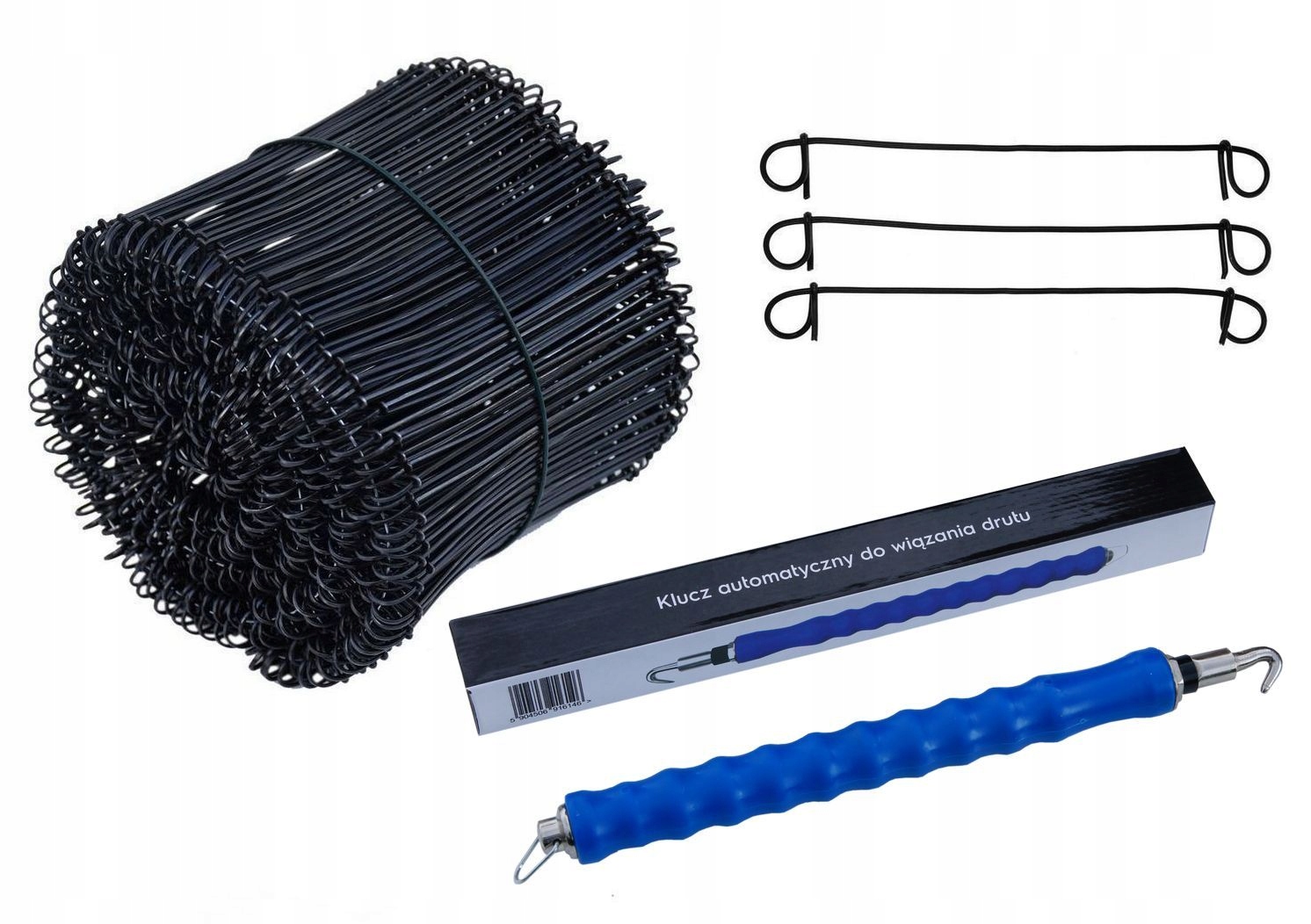 Očko viazací drôt 1,4mm 14cm 1000ks + PREMIUM+ automatický kľúč
