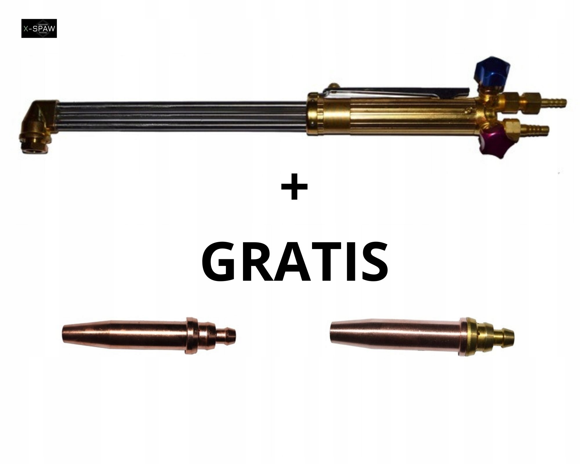 REZAČNÁ SVORKA 50 cm ACETYLÉN-PROPÁNOVÁ PC250 + TRYSKY