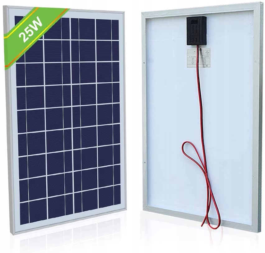 SOLÁRNY PANEL SOLÁRNA BATÉRIA 25W 12V REGULÁTOR