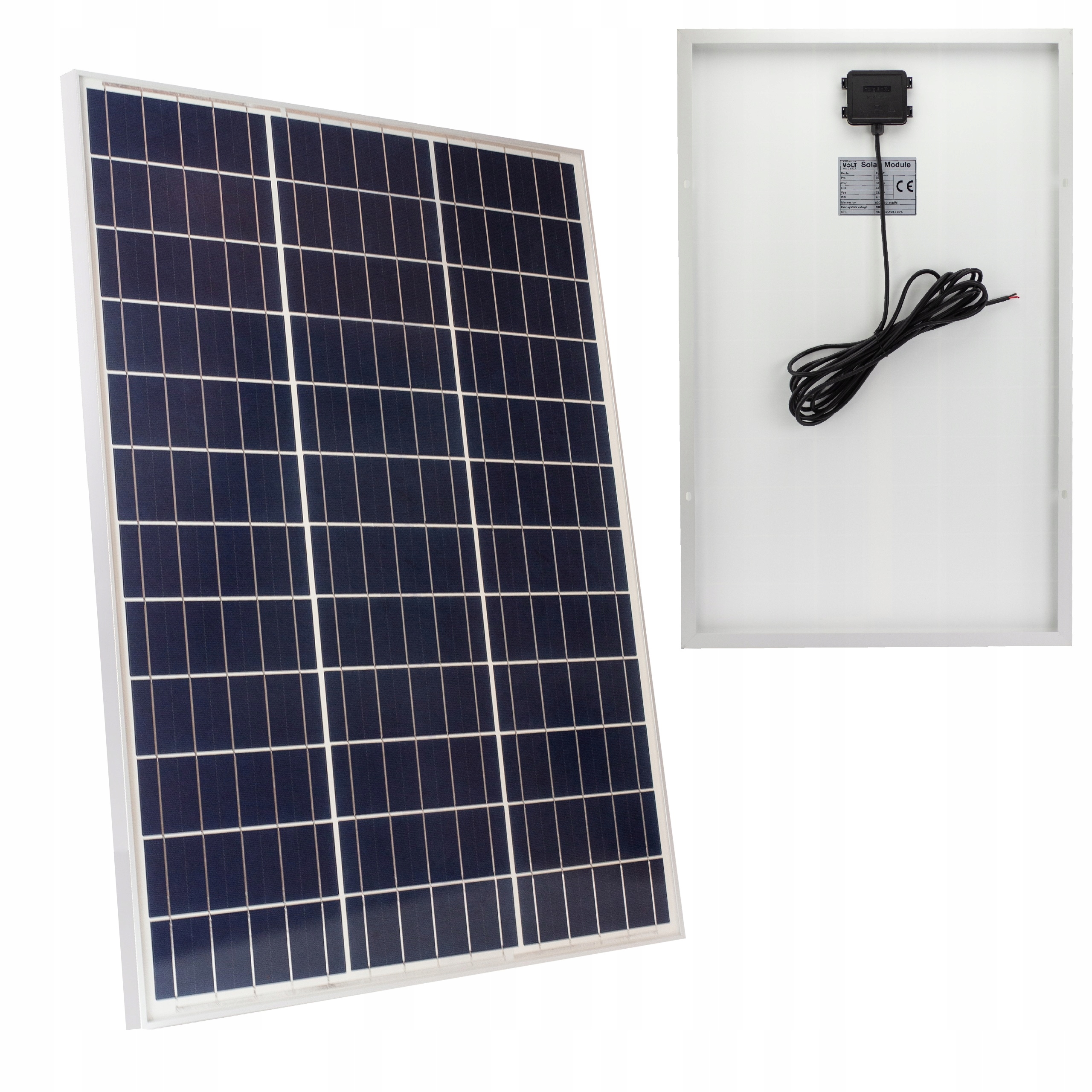 SOLÁRNY PANEL SOLÁRNA BATÉRIA PV POLI 18V 70W