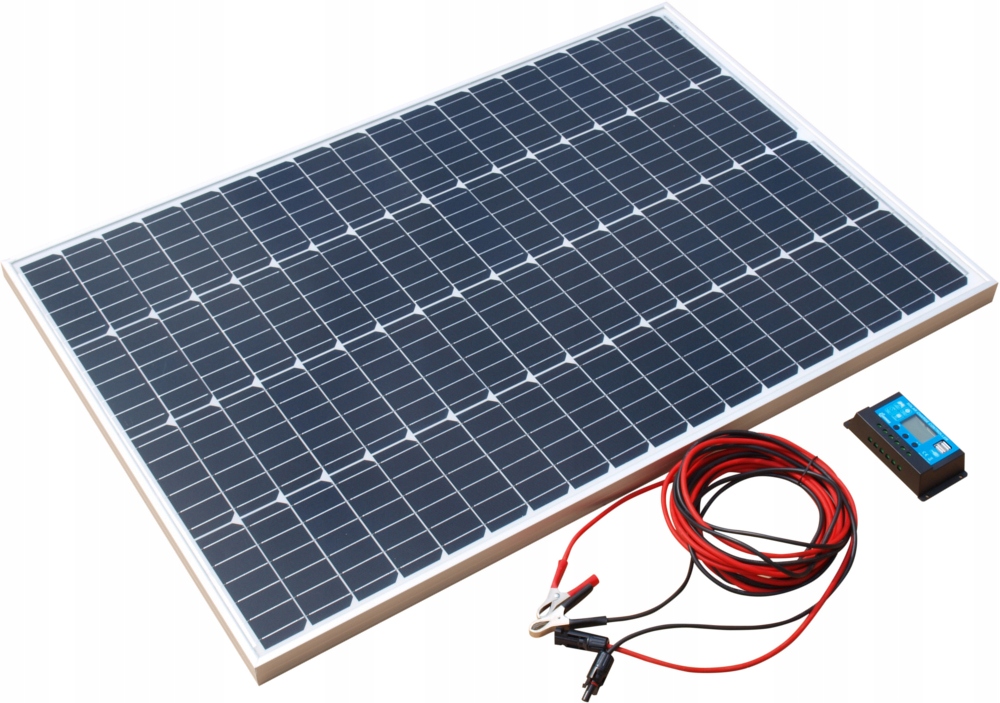 SOLÁRNY PANEL monokryštalický 200W 12V + REGULÁTOR