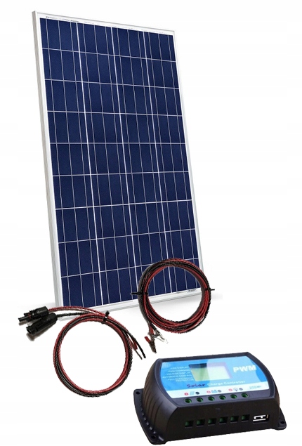 SOLÁRNY PANEL SOLÁRNY REGULÁTOR 100W 12V USB LCD