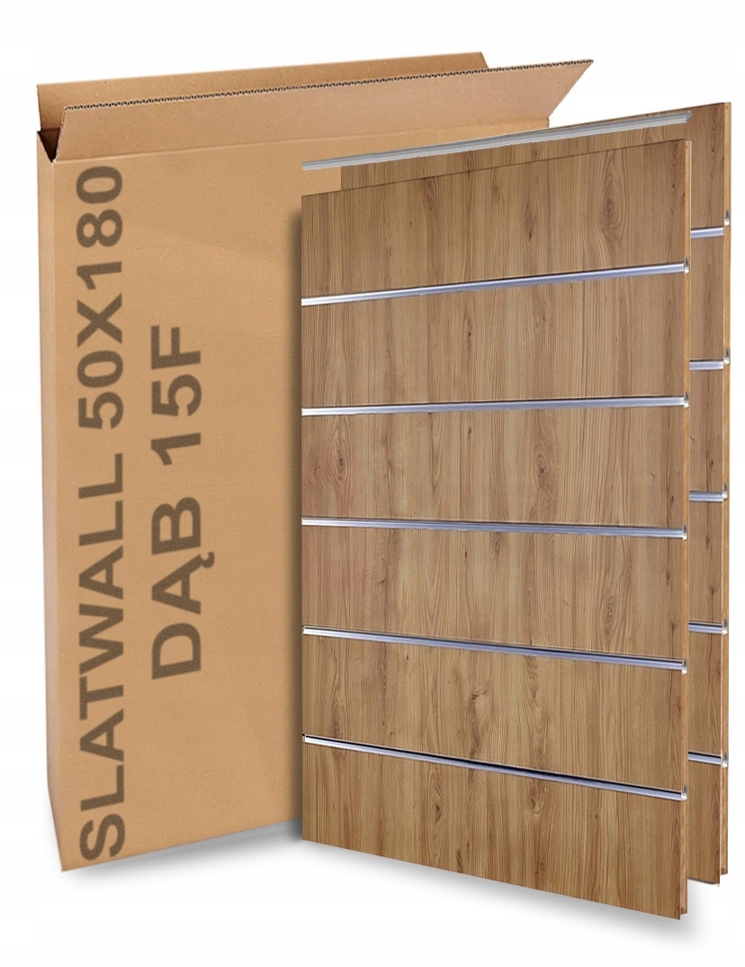 Best-line shop panel Spacewall 50x180 cm, večný dub