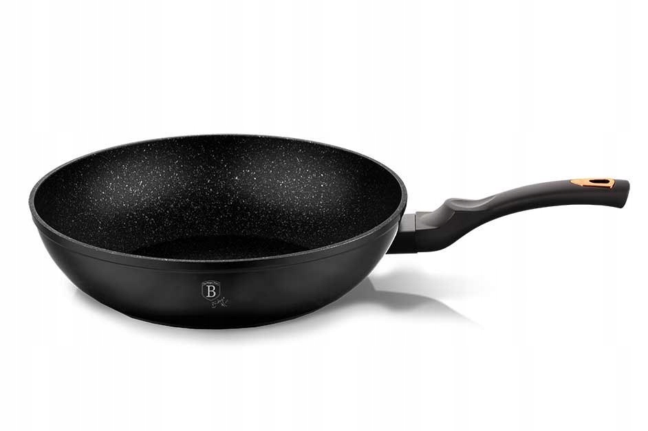 GRANITOVÁ WOK PANVA 28cm BERLINGER HAUS ČIERNA R