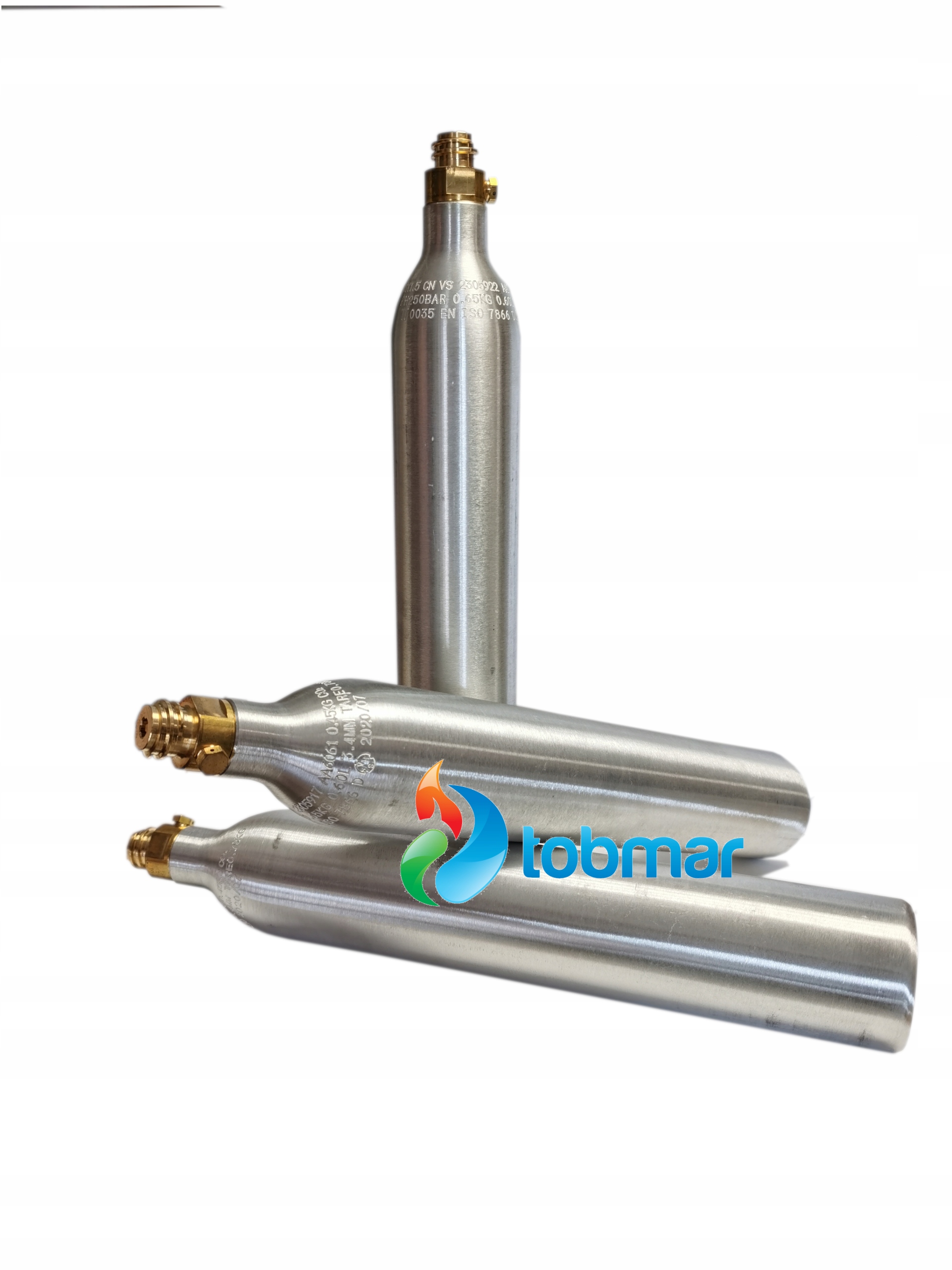 FULL Soda Stream CO2 Bottle Two way valve