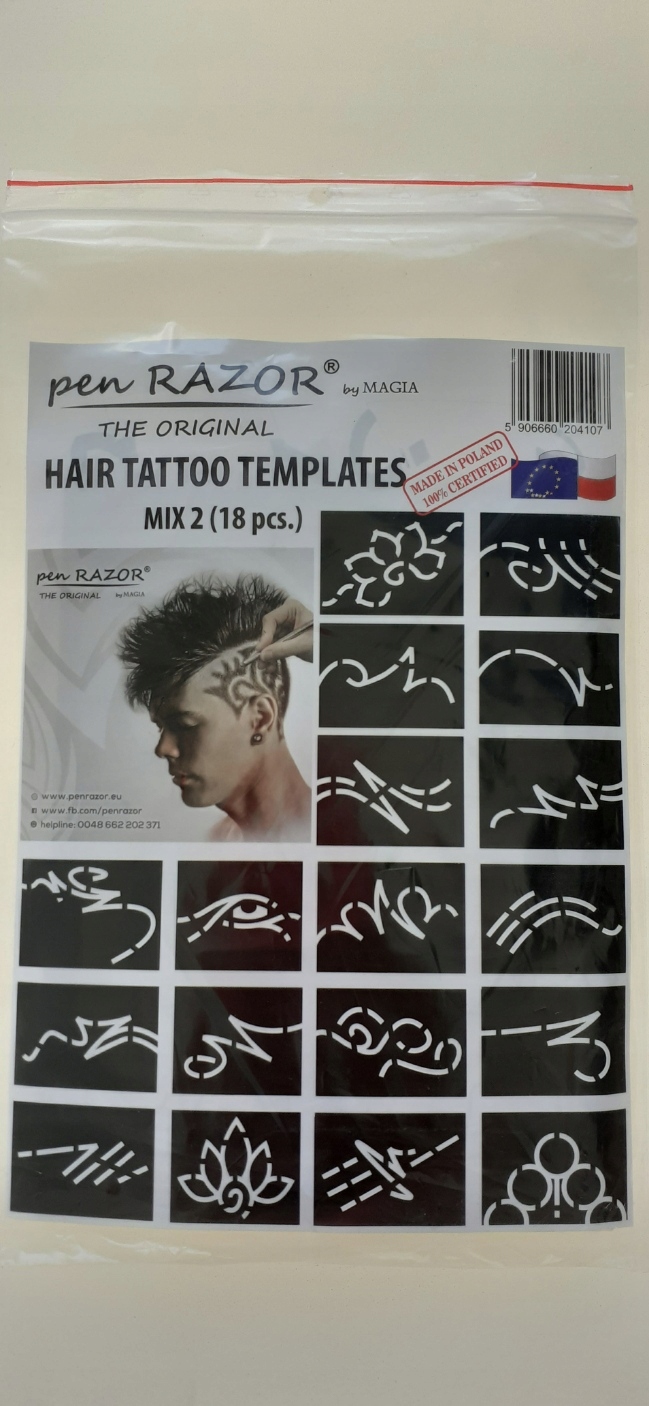 SADA ŠABLÓN PER RAZOR 18 KUSOV