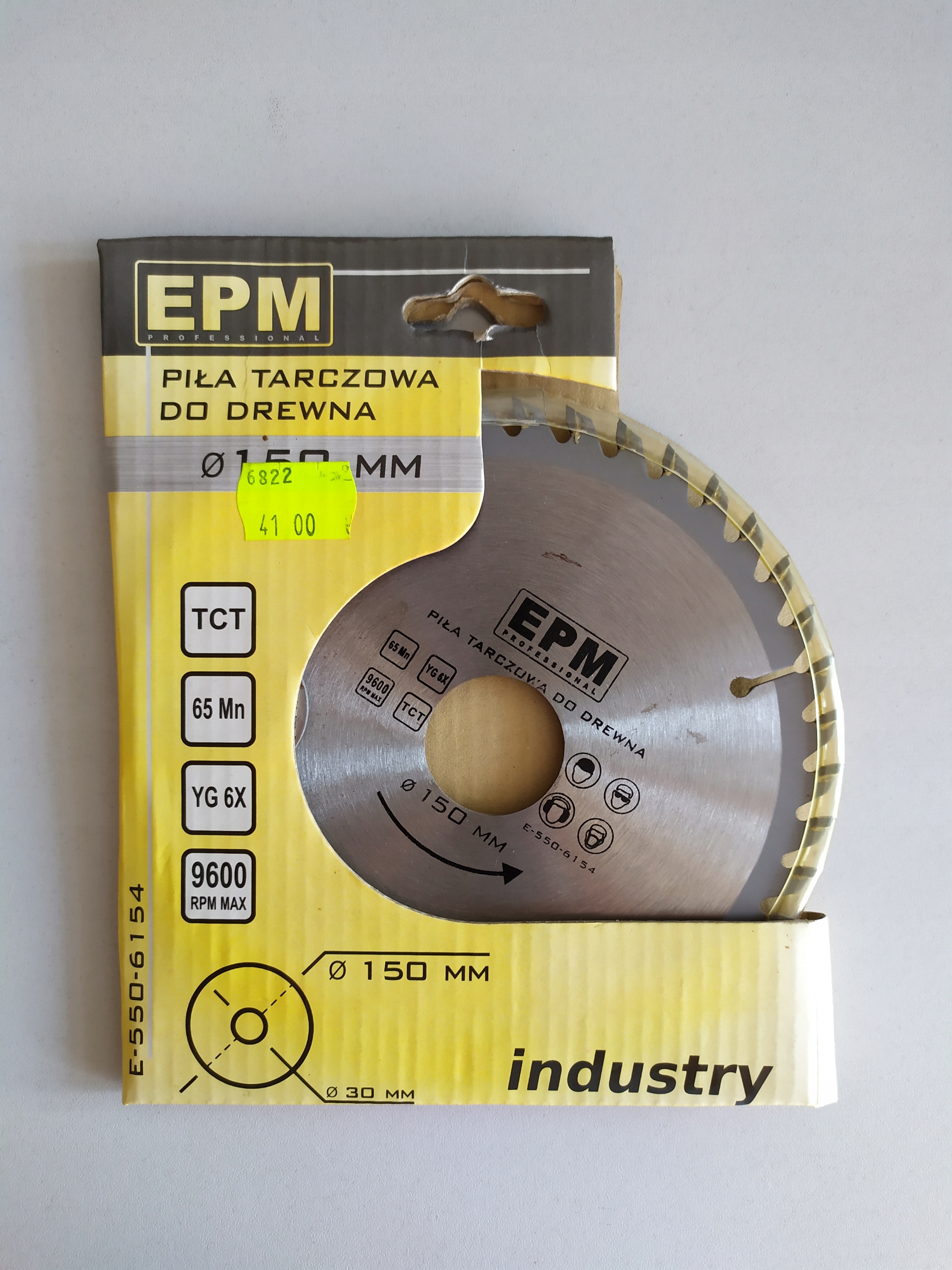 REZACIA PILA 150MM 40 ZUBOV EPM E-550-6154