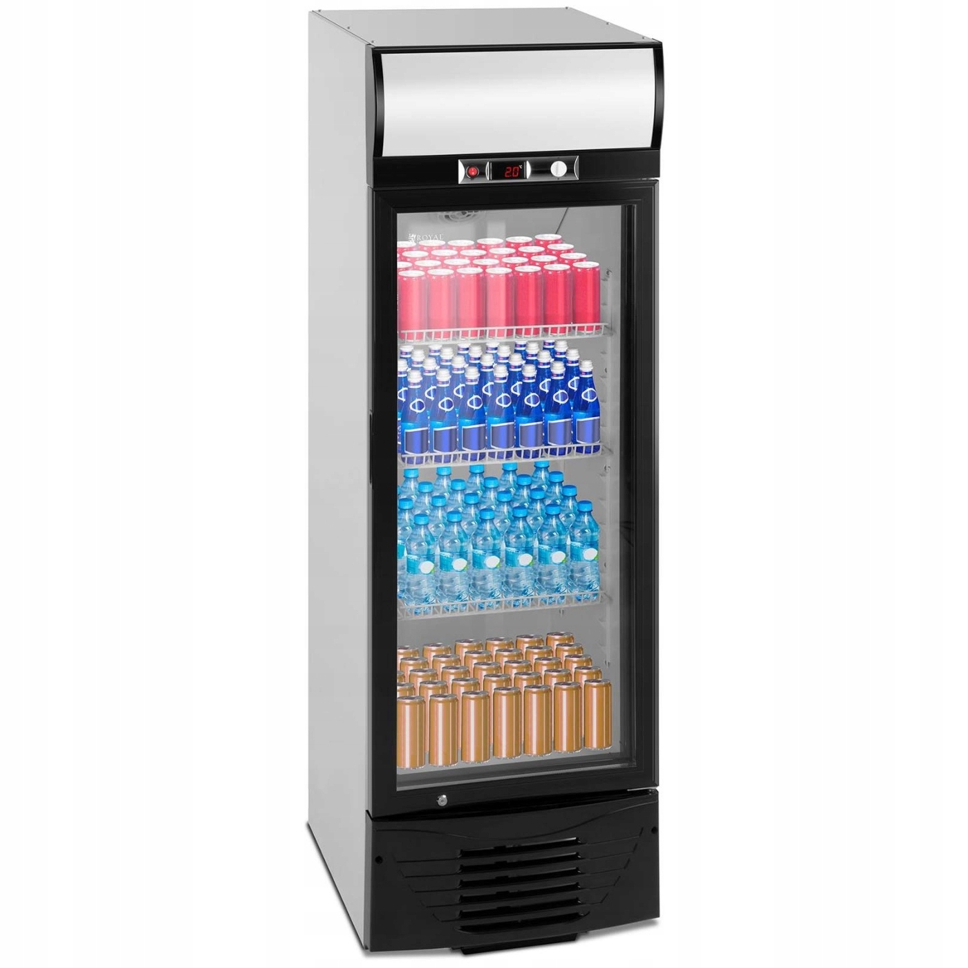 Chladiaca vitrína Royal Catering RCGK-W238 230 V 176 cm x 55 cm x 60 cm
